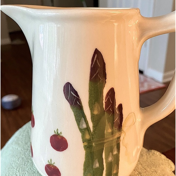 1999 Vintage Ceramic Pitcher/Jug made by Hartstone Potter USA. Brunch table EUC - Picture 11 of 15